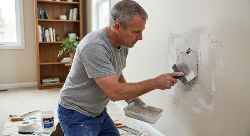 Bedroom Wall Repair in Conroe, TX